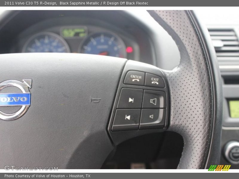 Black Sapphire Metallic / R Design Off Black Flextec 2011 Volvo C30 T5 R-Design