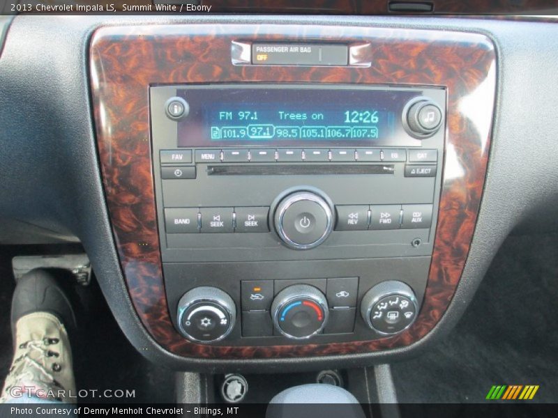 Summit White / Ebony 2013 Chevrolet Impala LS