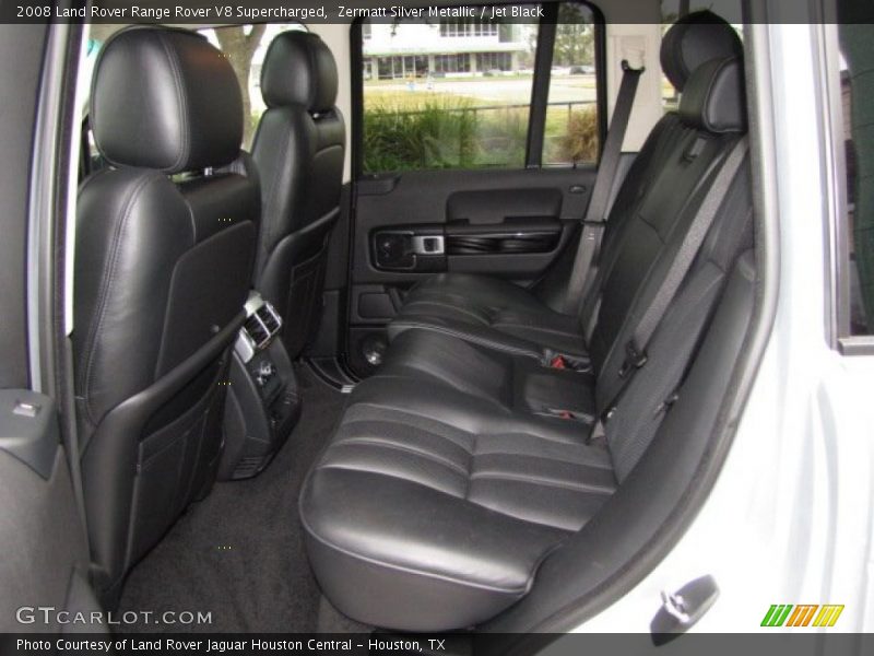 Zermatt Silver Metallic / Jet Black 2008 Land Rover Range Rover V8 Supercharged