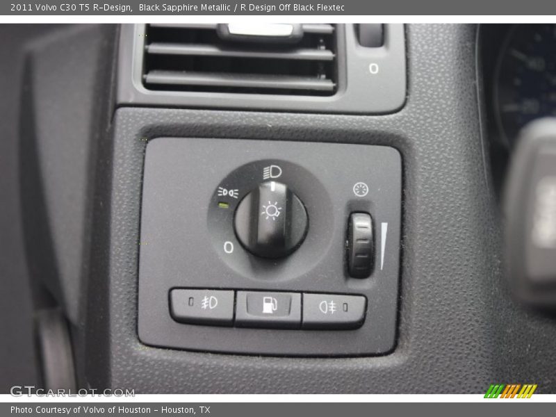Black Sapphire Metallic / R Design Off Black Flextec 2011 Volvo C30 T5 R-Design