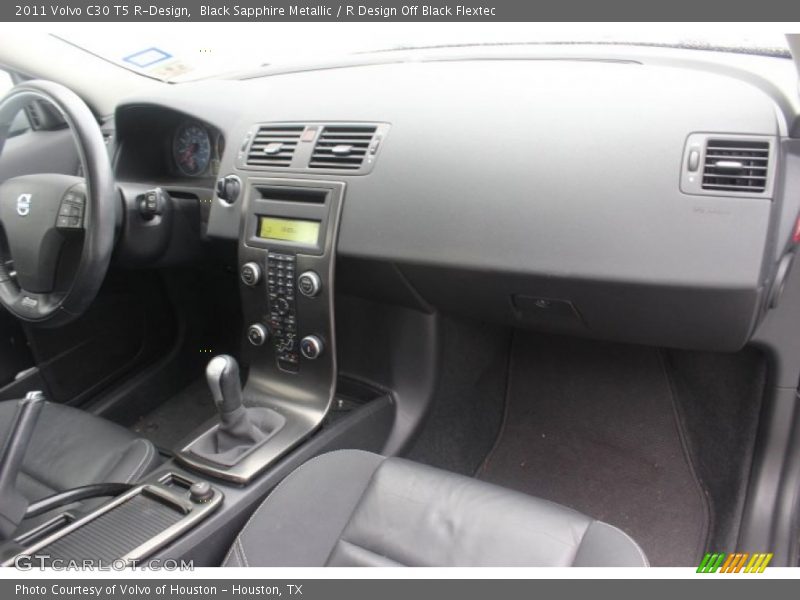 Black Sapphire Metallic / R Design Off Black Flextec 2011 Volvo C30 T5 R-Design