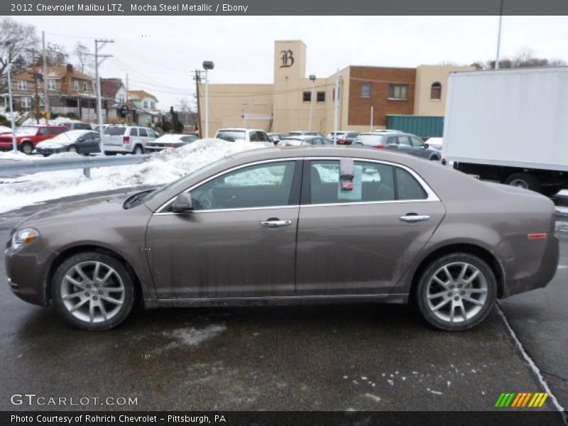 Mocha Steel Metallic / Ebony 2012 Chevrolet Malibu LTZ