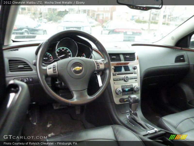 Mocha Steel Metallic / Ebony 2012 Chevrolet Malibu LTZ