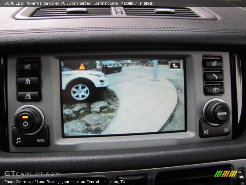 Zermatt Silver Metallic / Jet Black 2008 Land Rover Range Rover V8 Supercharged