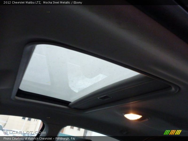 Mocha Steel Metallic / Ebony 2012 Chevrolet Malibu LTZ