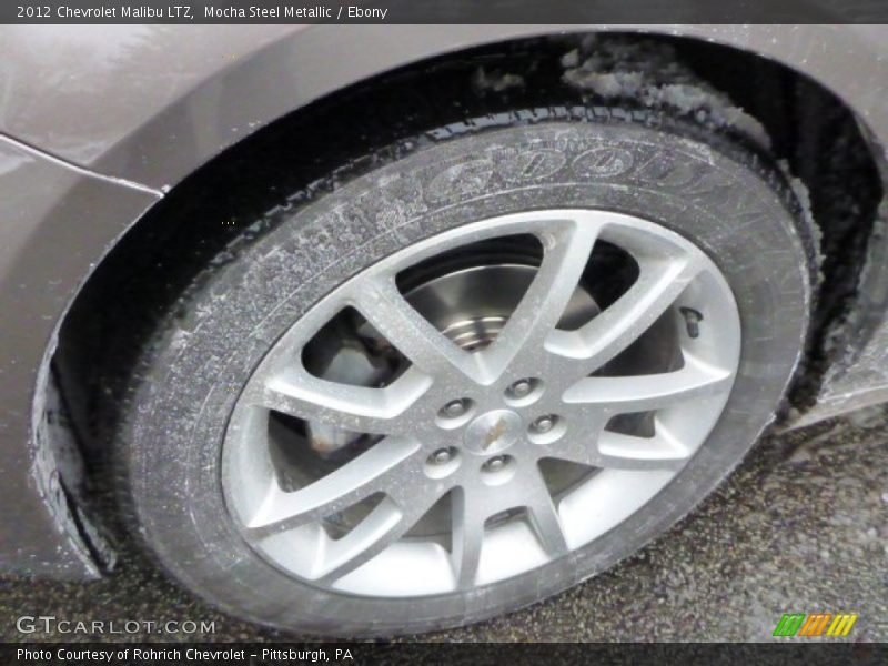 Mocha Steel Metallic / Ebony 2012 Chevrolet Malibu LTZ
