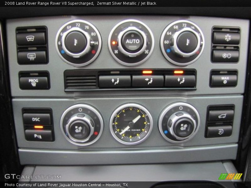 Zermatt Silver Metallic / Jet Black 2008 Land Rover Range Rover V8 Supercharged