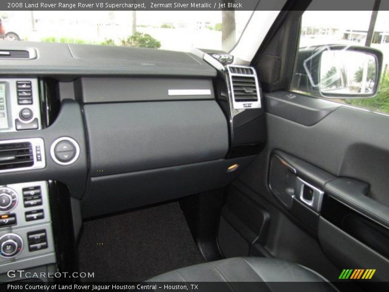Zermatt Silver Metallic / Jet Black 2008 Land Rover Range Rover V8 Supercharged