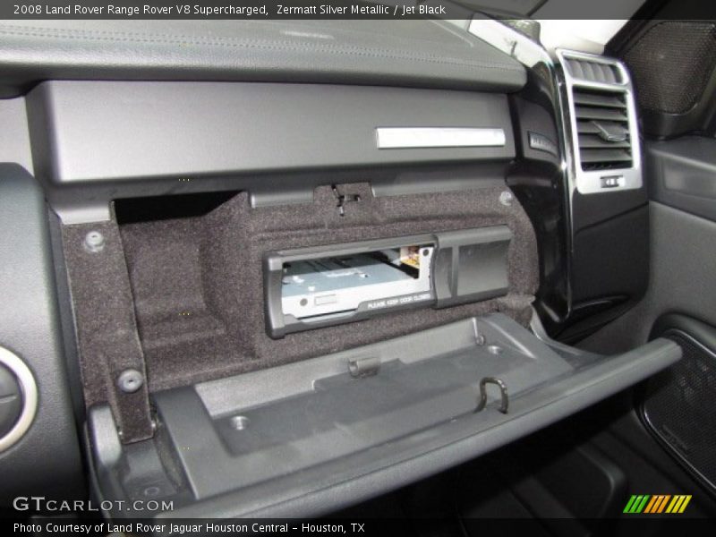 Zermatt Silver Metallic / Jet Black 2008 Land Rover Range Rover V8 Supercharged