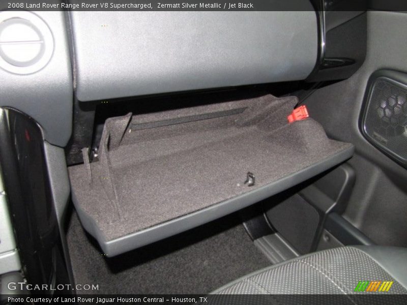 Zermatt Silver Metallic / Jet Black 2008 Land Rover Range Rover V8 Supercharged