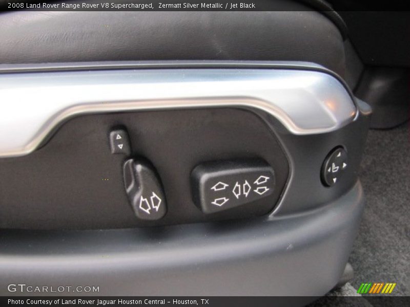 Zermatt Silver Metallic / Jet Black 2008 Land Rover Range Rover V8 Supercharged