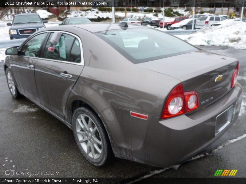 Mocha Steel Metallic / Ebony 2012 Chevrolet Malibu LTZ