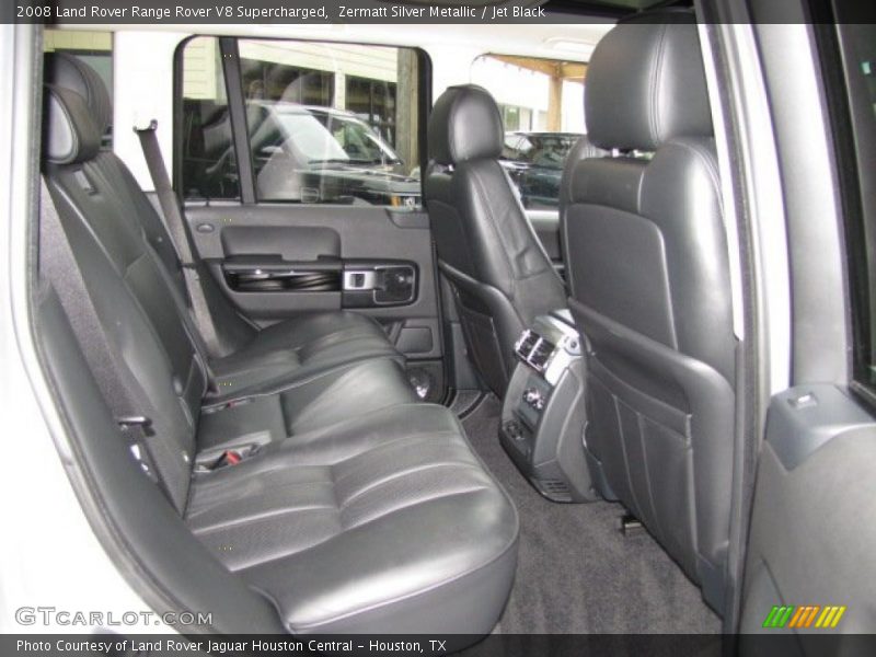 Zermatt Silver Metallic / Jet Black 2008 Land Rover Range Rover V8 Supercharged