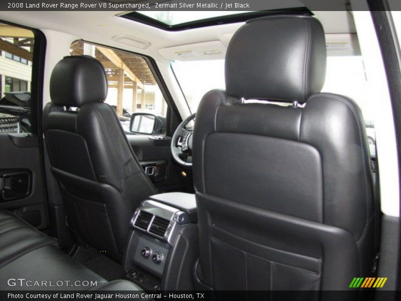 Zermatt Silver Metallic / Jet Black 2008 Land Rover Range Rover V8 Supercharged