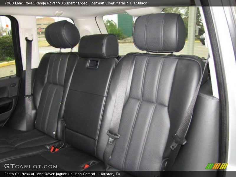 Zermatt Silver Metallic / Jet Black 2008 Land Rover Range Rover V8 Supercharged