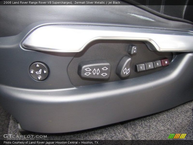 Zermatt Silver Metallic / Jet Black 2008 Land Rover Range Rover V8 Supercharged