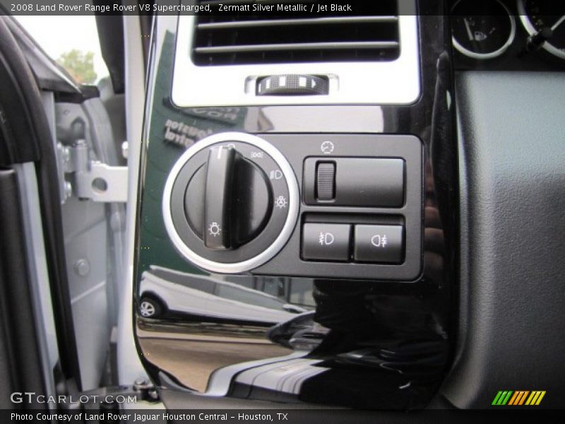 Zermatt Silver Metallic / Jet Black 2008 Land Rover Range Rover V8 Supercharged