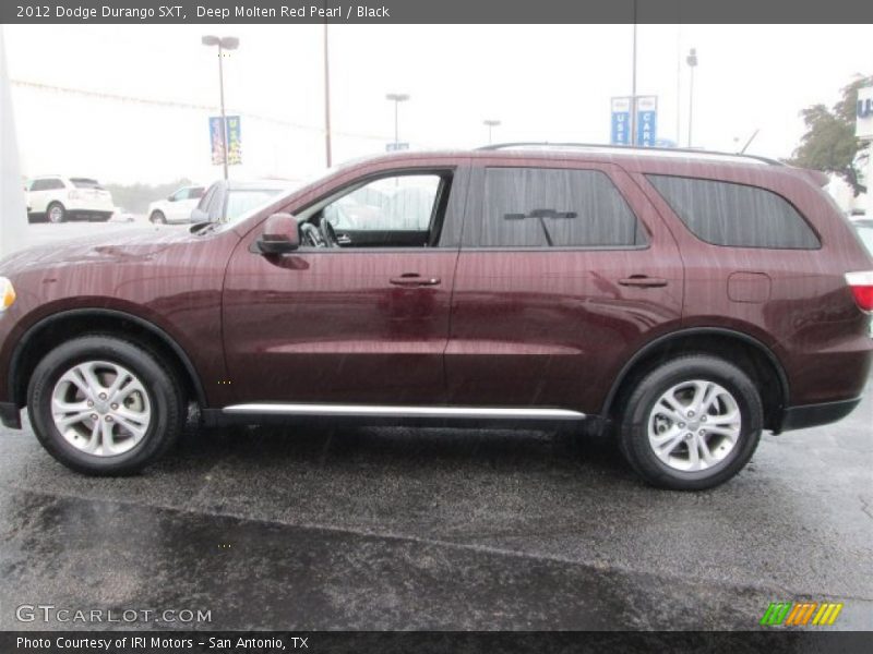 Deep Molten Red Pearl / Black 2012 Dodge Durango SXT