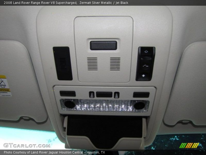 Zermatt Silver Metallic / Jet Black 2008 Land Rover Range Rover V8 Supercharged
