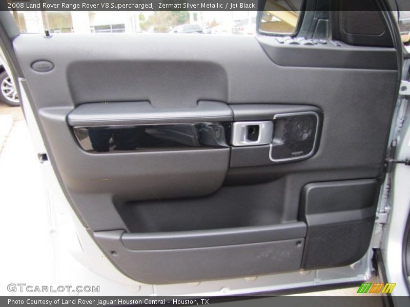 Zermatt Silver Metallic / Jet Black 2008 Land Rover Range Rover V8 Supercharged