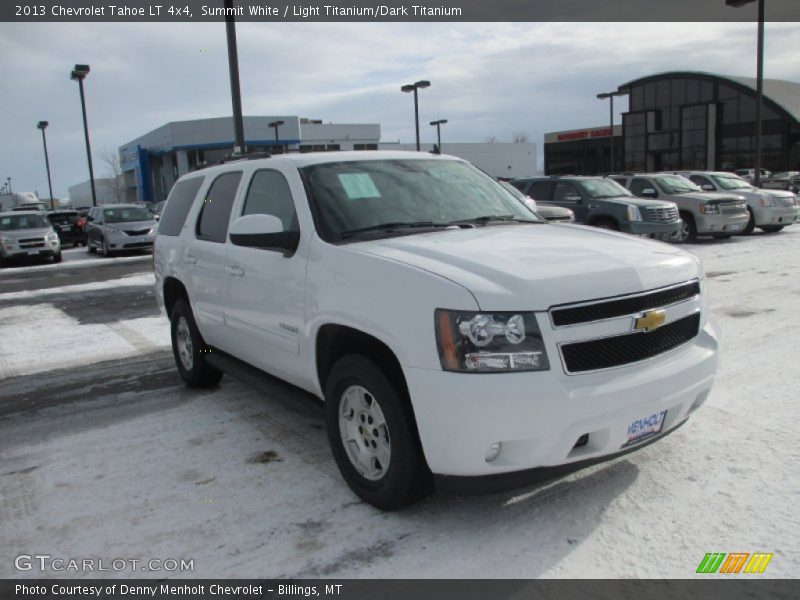 Summit White / Light Titanium/Dark Titanium 2013 Chevrolet Tahoe LT 4x4