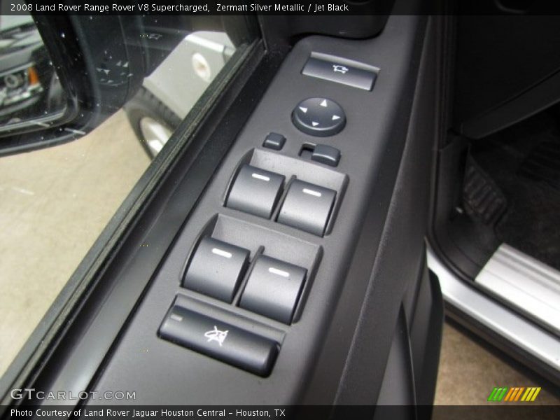 Zermatt Silver Metallic / Jet Black 2008 Land Rover Range Rover V8 Supercharged