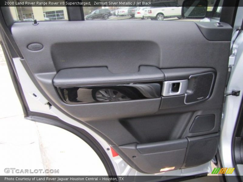 Zermatt Silver Metallic / Jet Black 2008 Land Rover Range Rover V8 Supercharged