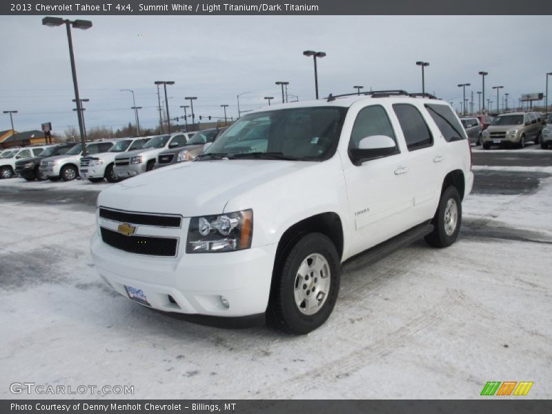 Summit White / Light Titanium/Dark Titanium 2013 Chevrolet Tahoe LT 4x4