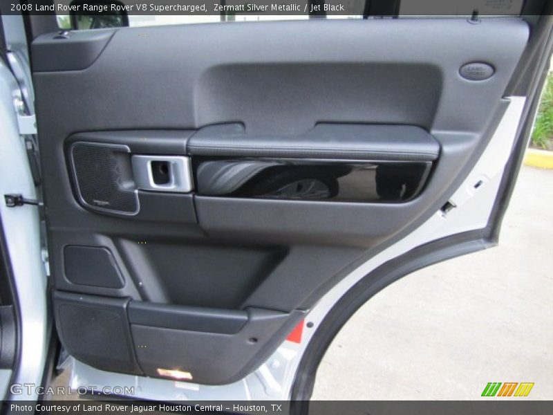 Zermatt Silver Metallic / Jet Black 2008 Land Rover Range Rover V8 Supercharged