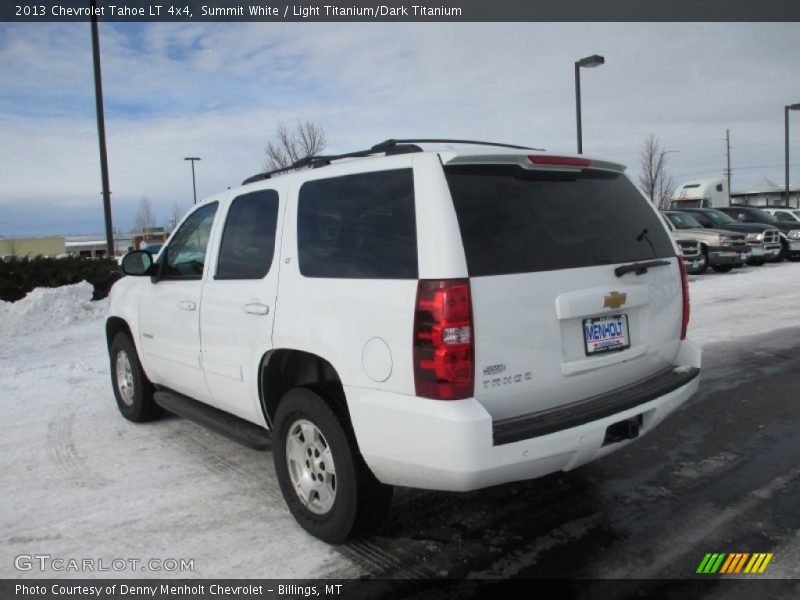 Summit White / Light Titanium/Dark Titanium 2013 Chevrolet Tahoe LT 4x4