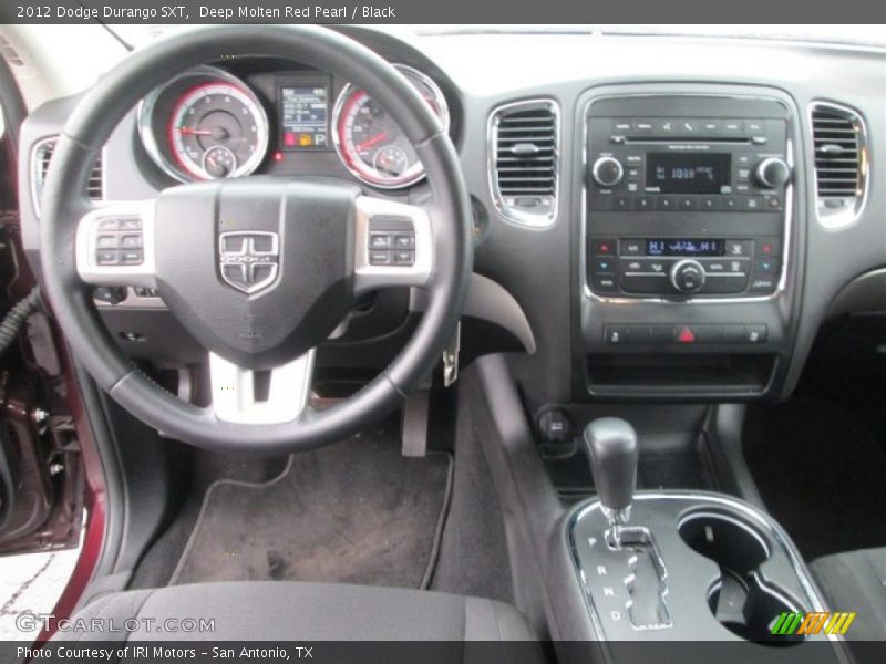 Deep Molten Red Pearl / Black 2012 Dodge Durango SXT