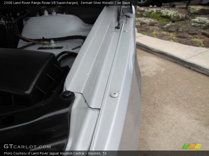 Zermatt Silver Metallic / Jet Black 2008 Land Rover Range Rover V8 Supercharged