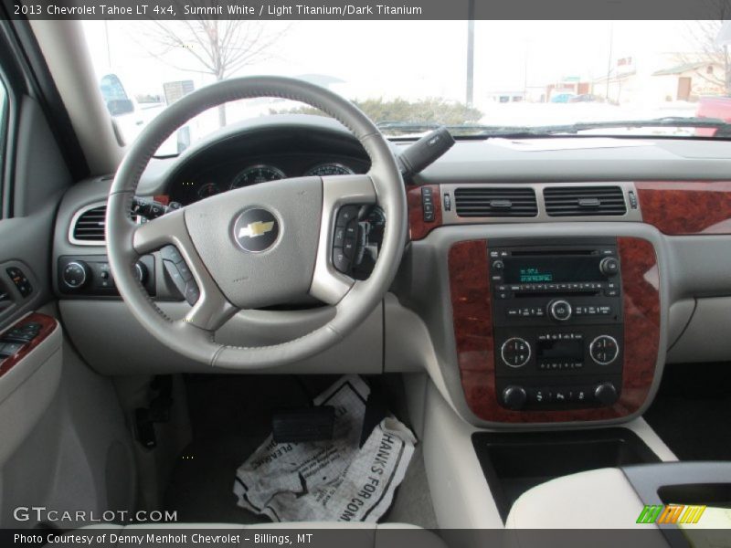 Summit White / Light Titanium/Dark Titanium 2013 Chevrolet Tahoe LT 4x4