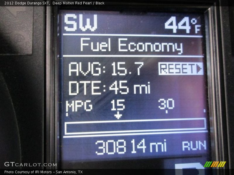 Deep Molten Red Pearl / Black 2012 Dodge Durango SXT