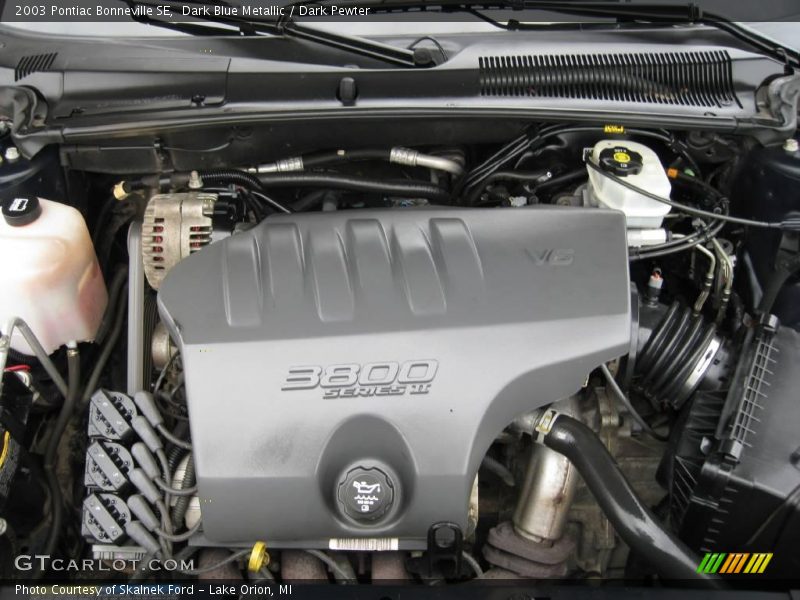 Dark Blue Metallic / Dark Pewter 2003 Pontiac Bonneville SE