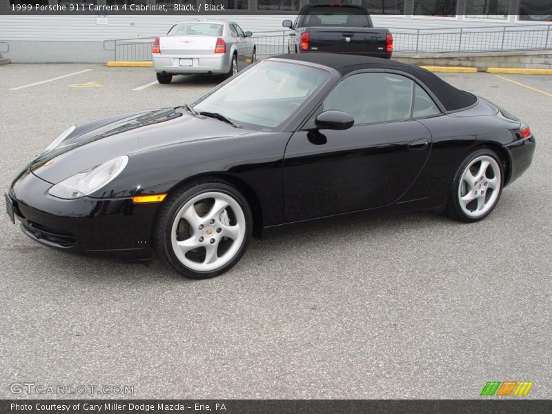 Black / Black 1999 Porsche 911 Carrera 4 Cabriolet