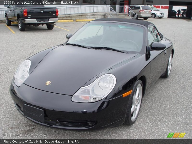 Black / Black 1999 Porsche 911 Carrera 4 Cabriolet