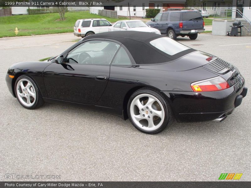 Black / Black 1999 Porsche 911 Carrera 4 Cabriolet