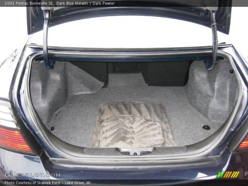 Dark Blue Metallic / Dark Pewter 2003 Pontiac Bonneville SE