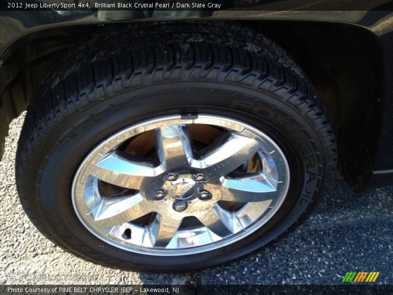 Brilliant Black Crystal Pearl / Dark Slate Gray 2012 Jeep Liberty Sport 4x4