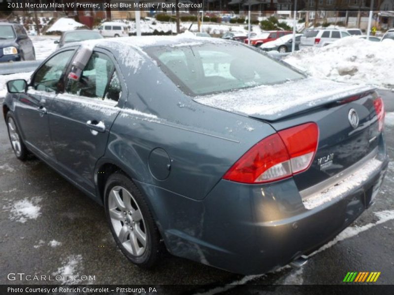 Steel Blue Metallic / Dark Charcoal 2011 Mercury Milan V6 Premier