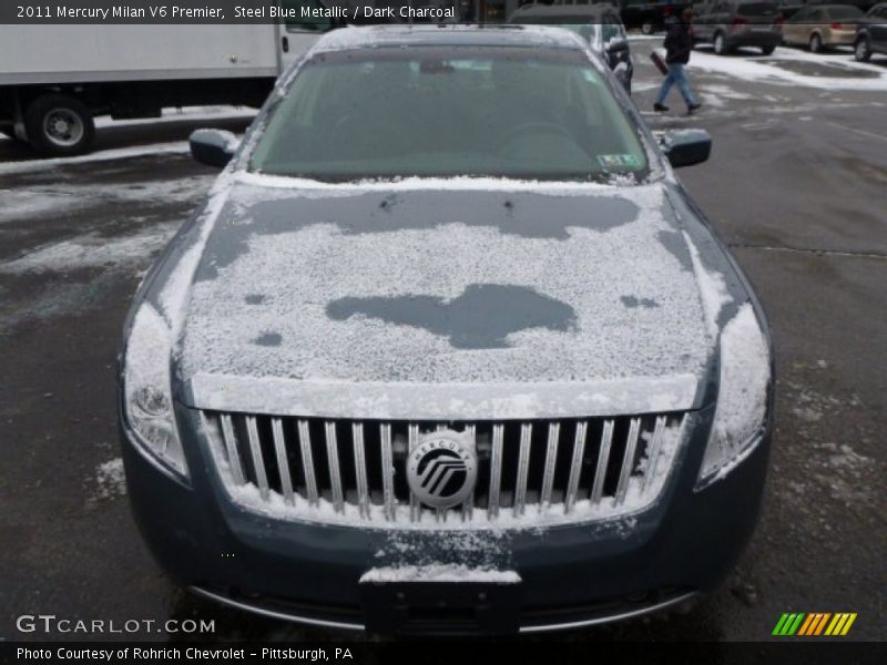 Steel Blue Metallic / Dark Charcoal 2011 Mercury Milan V6 Premier