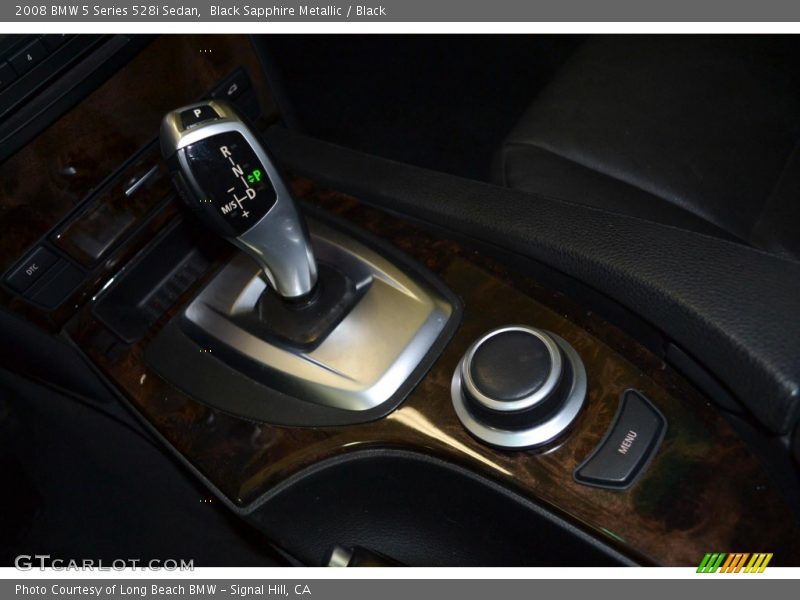 Black Sapphire Metallic / Black 2008 BMW 5 Series 528i Sedan