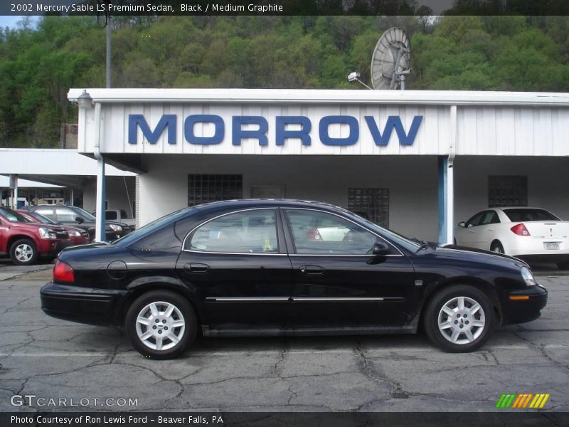 Black / Medium Graphite 2002 Mercury Sable LS Premium Sedan