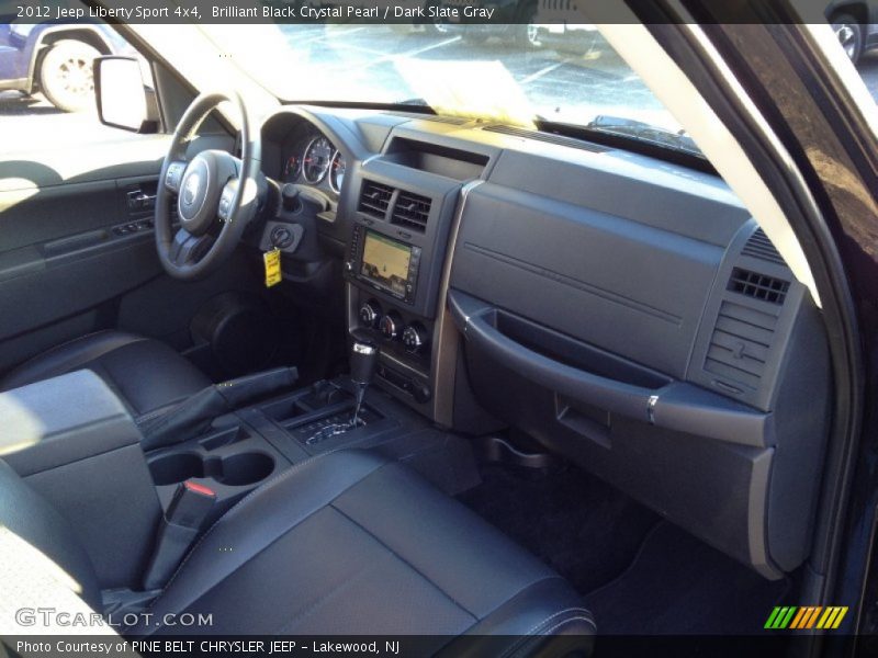 Brilliant Black Crystal Pearl / Dark Slate Gray 2012 Jeep Liberty Sport 4x4