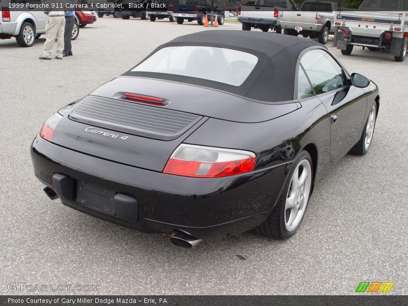Black / Black 1999 Porsche 911 Carrera 4 Cabriolet