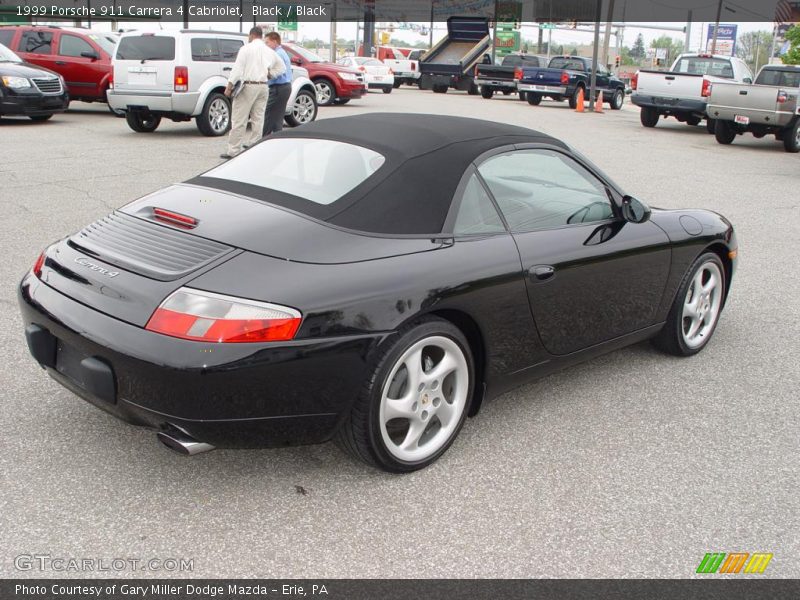 Black / Black 1999 Porsche 911 Carrera 4 Cabriolet