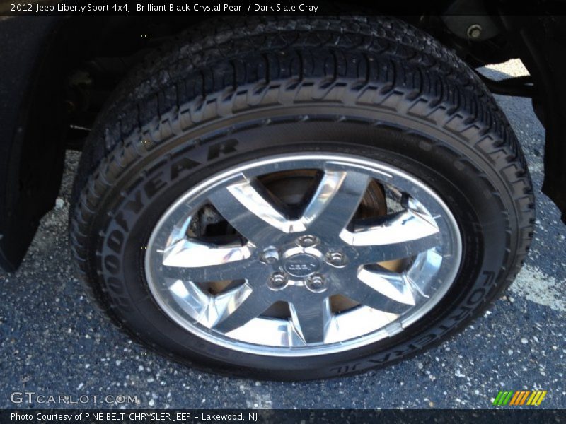Brilliant Black Crystal Pearl / Dark Slate Gray 2012 Jeep Liberty Sport 4x4