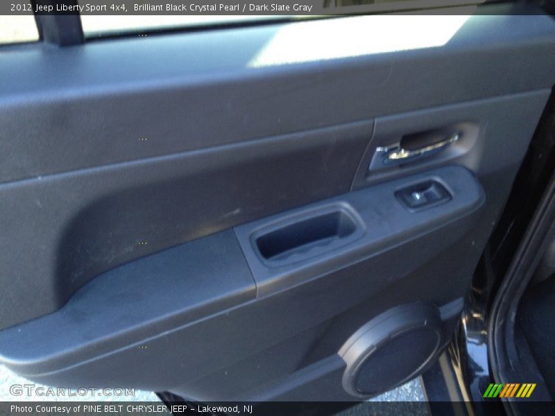 Brilliant Black Crystal Pearl / Dark Slate Gray 2012 Jeep Liberty Sport 4x4