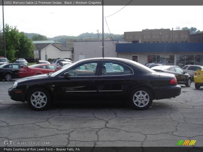 Black / Medium Graphite 2002 Mercury Sable LS Premium Sedan